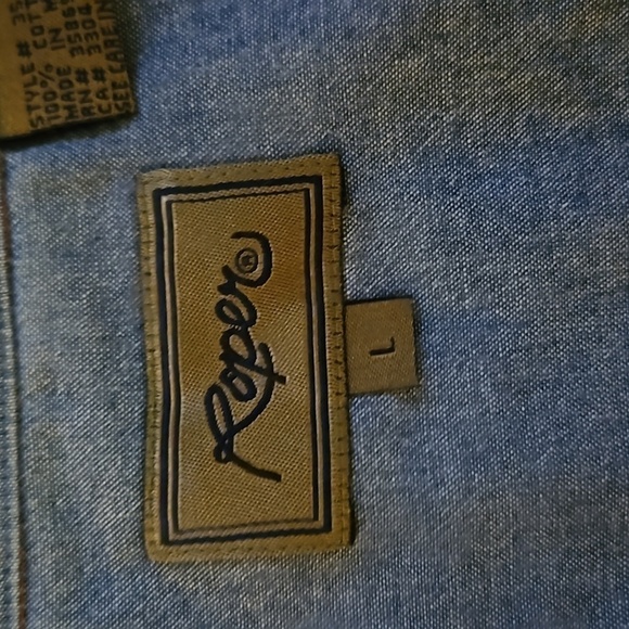 VTG ROPER 1980s Orange Plaid Sleeveless Cropped Button Down Rodeo Shirt - Picture 5 of 6